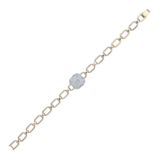 0.61 Carat Diamond Baguette Bracelet