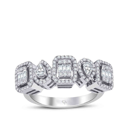 0.61 Karat Diamond Baguette Ring