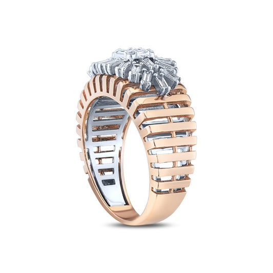 0.63 Karat Diamond Baguette Ring