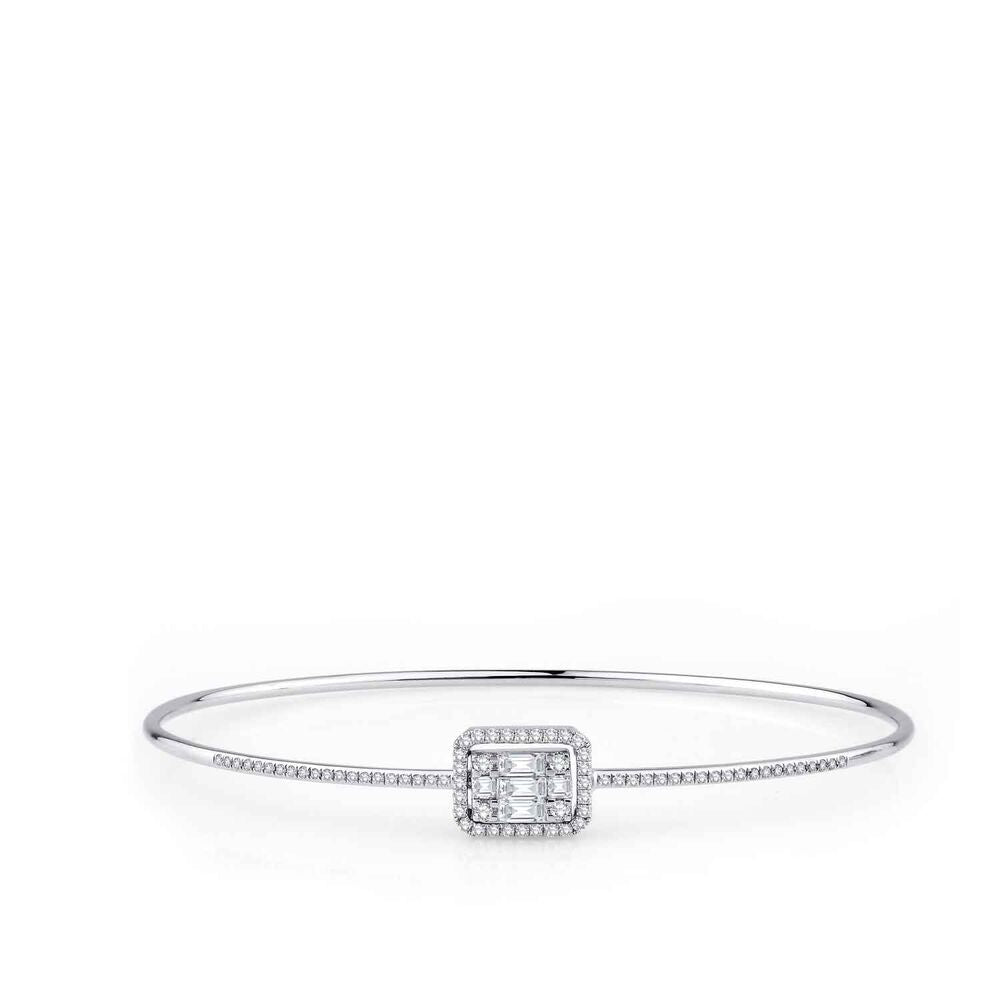 0.64 Carat Diamond Baguette Bracelet