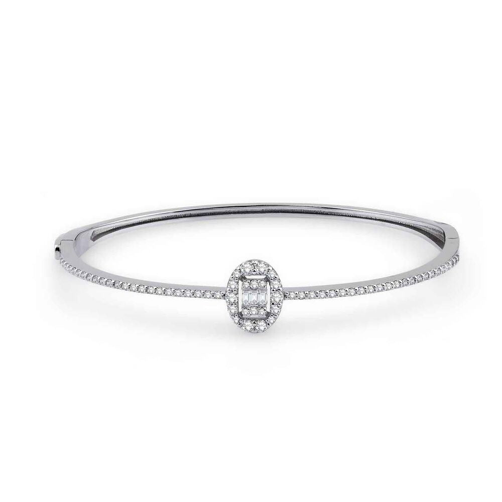 0.69 Carat Diamond Baguette Bracelet