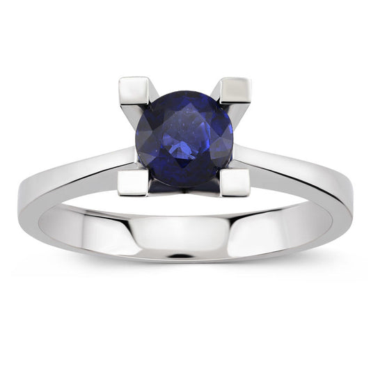 0.70 Carat Sapphire Solitaire Ring