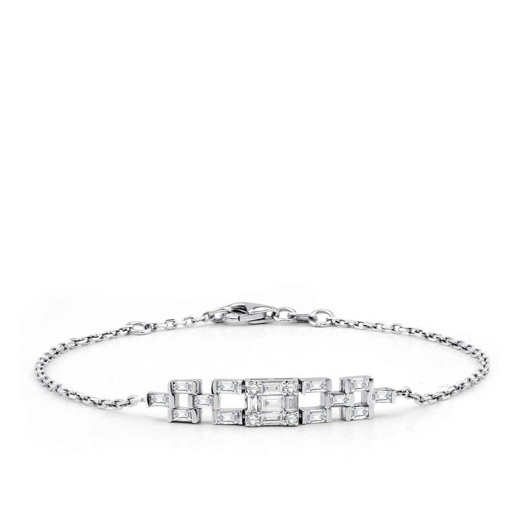 0.71 Carat Diamond Baguette Bracelet