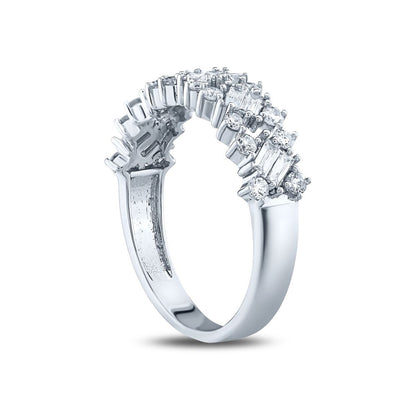 0.72 Karat Diamond Baguette Ring