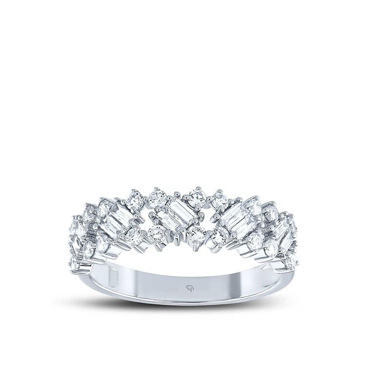 0.72 Karat Diamond Baguette Ring