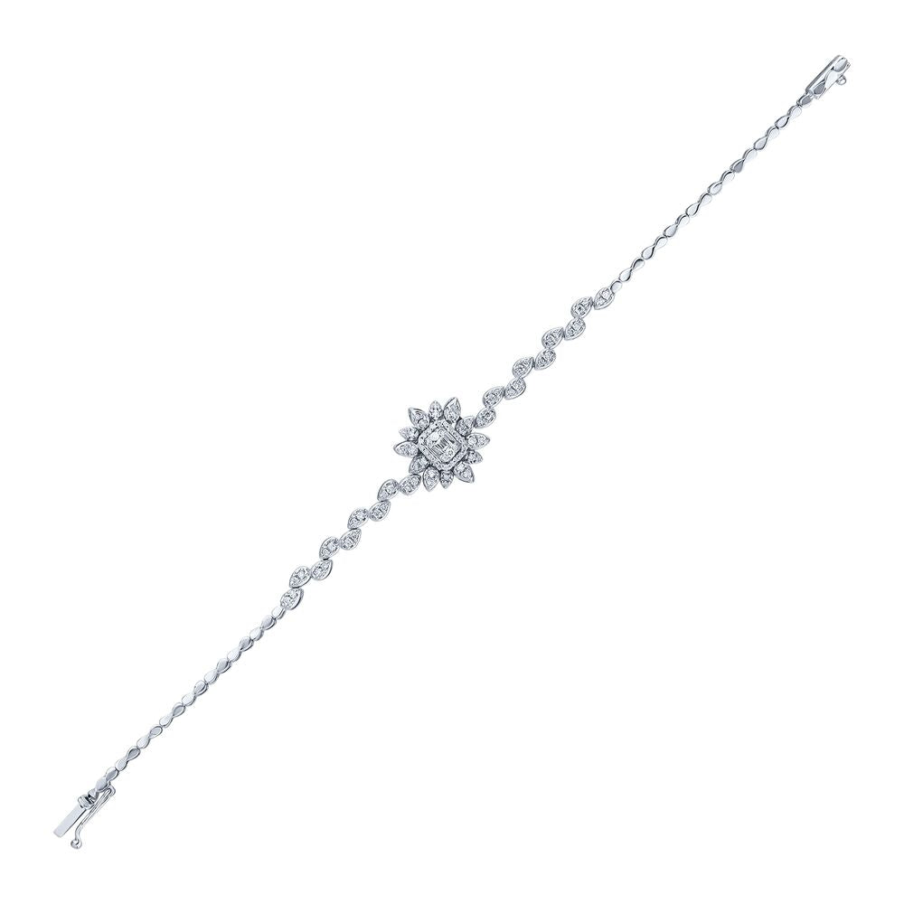 0.73 Carat Diamond Baguette Bracelet