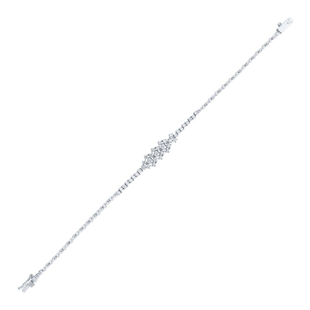 0.73 Carat Diamond Dainty Bracelet