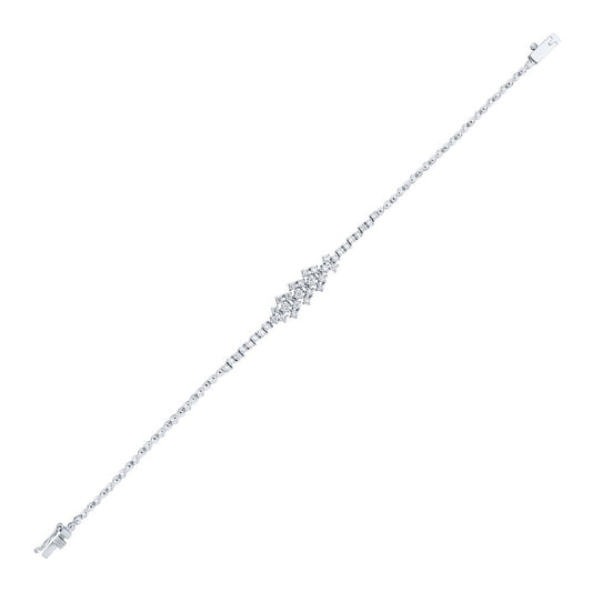 0.73 Carat Diamond Dainty Bracelet