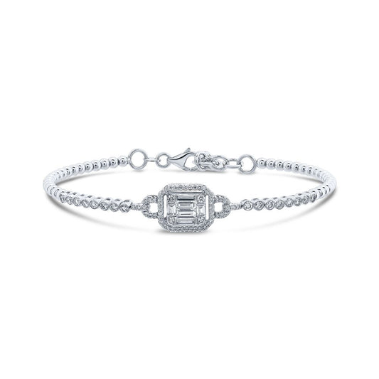 0.78 Carat Diamond Baguette Bracelet