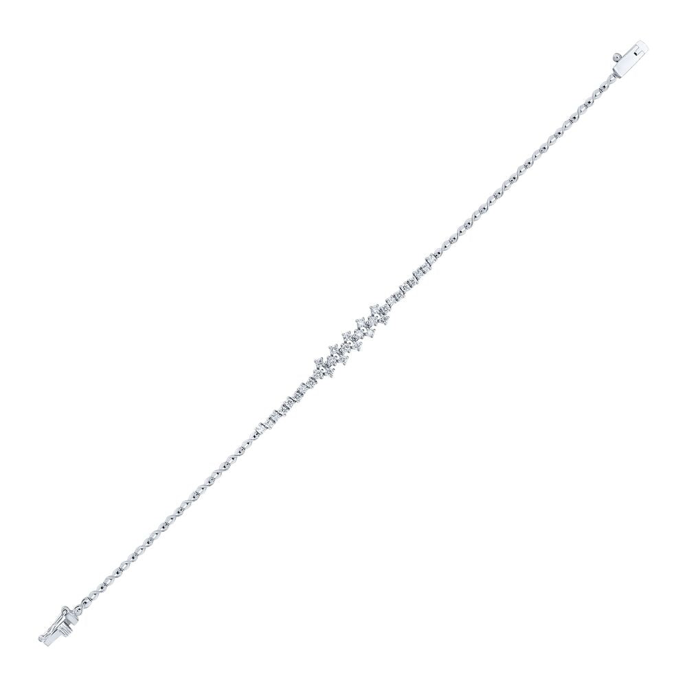 0.79 Carat Diamond Waterway Bracelet