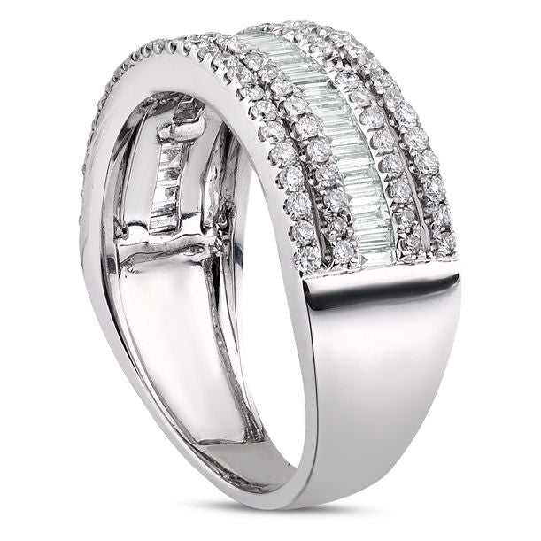 0.80 Carat Diamond Baguette Ring