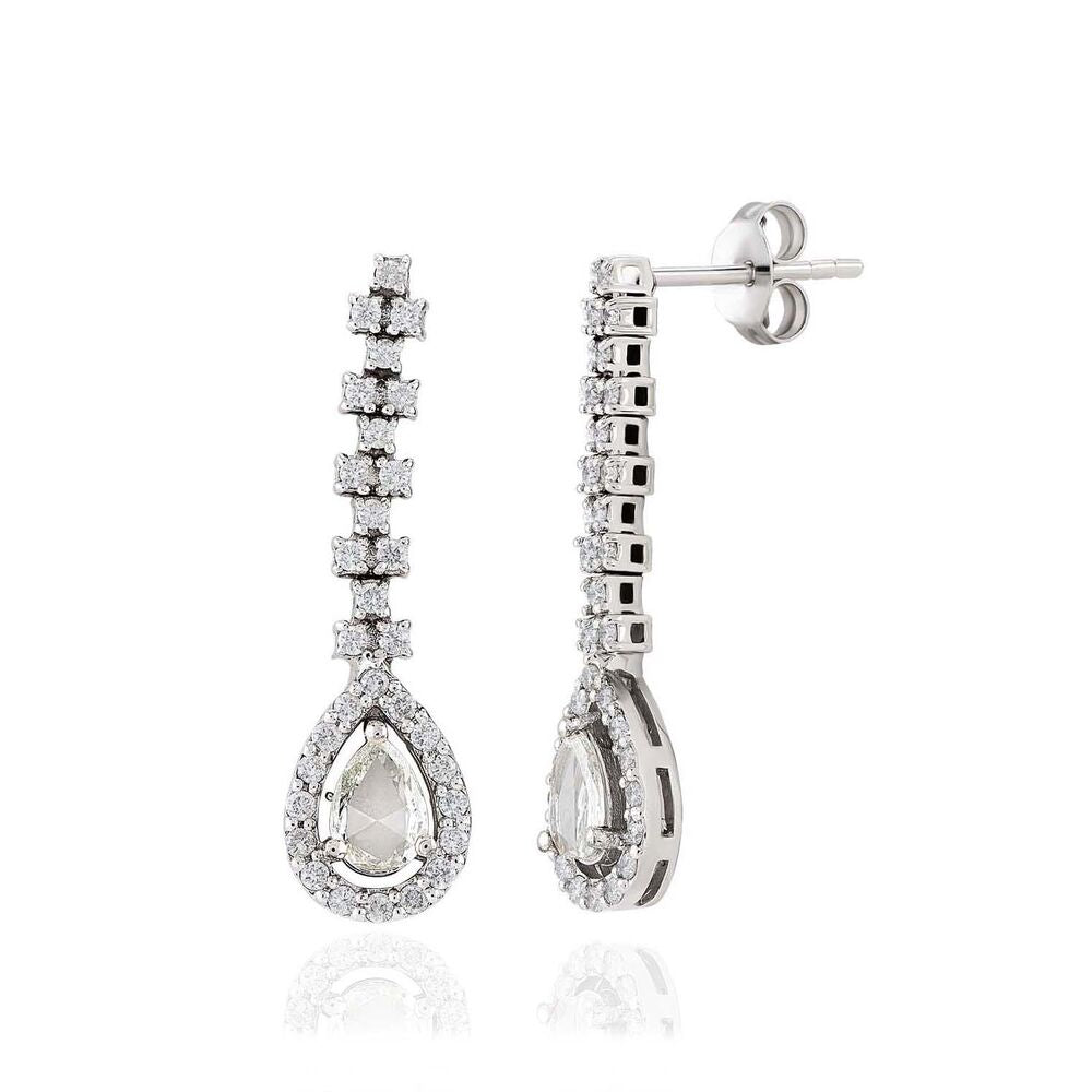 0.84 Carat Diamond Earrings