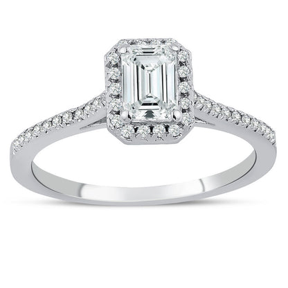 0.91 Carat Diamond Baguette Ring