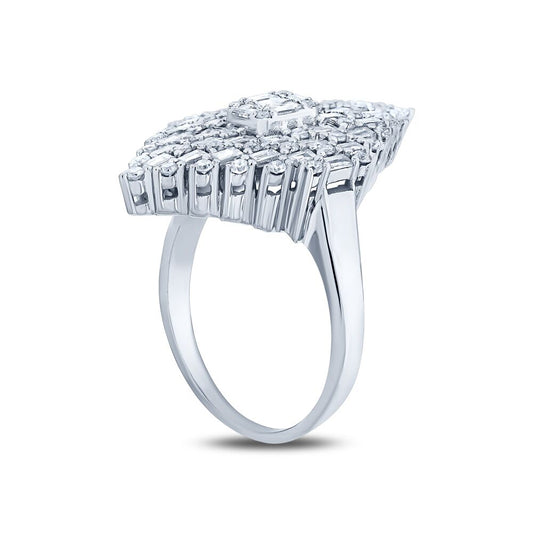 1.01 Karat Diamond Baguette Ring