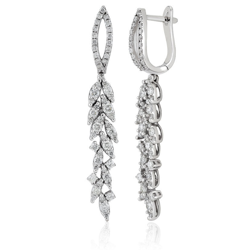 1.08 Carat Diamond Earrings