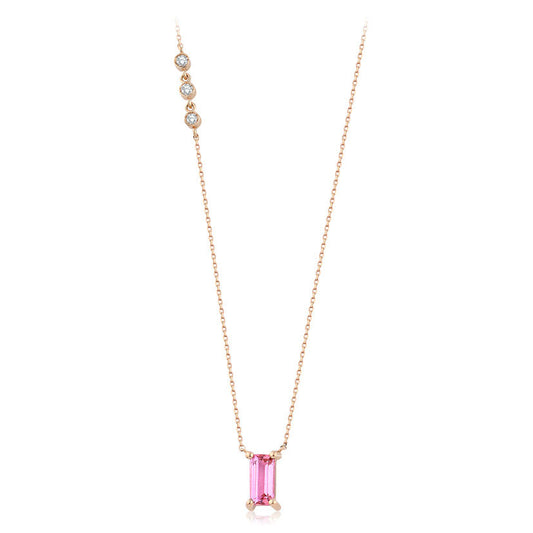 1.10 Carat Diamond Zultanite Necklace