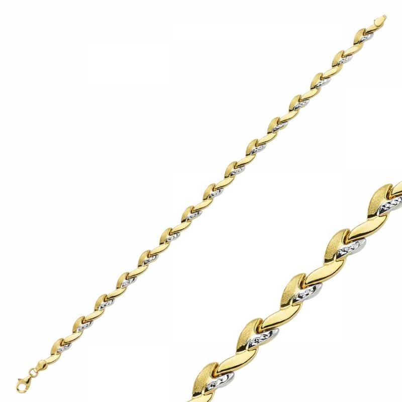 14K Solid Gold Bracelet Model