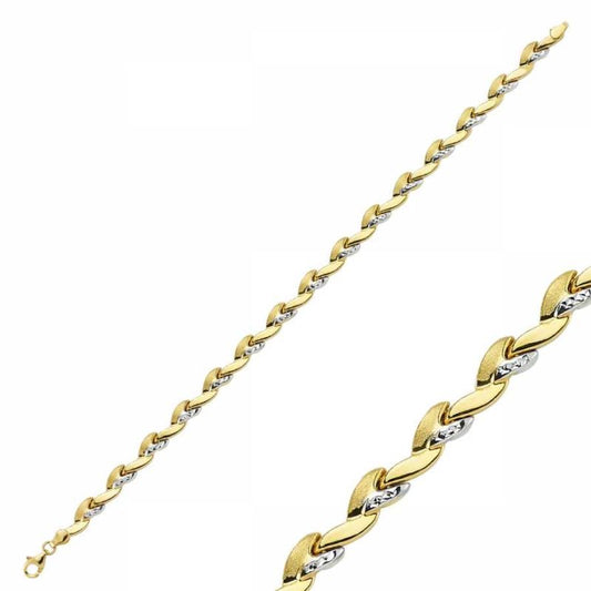 14K Solid Gold Bracelet Model