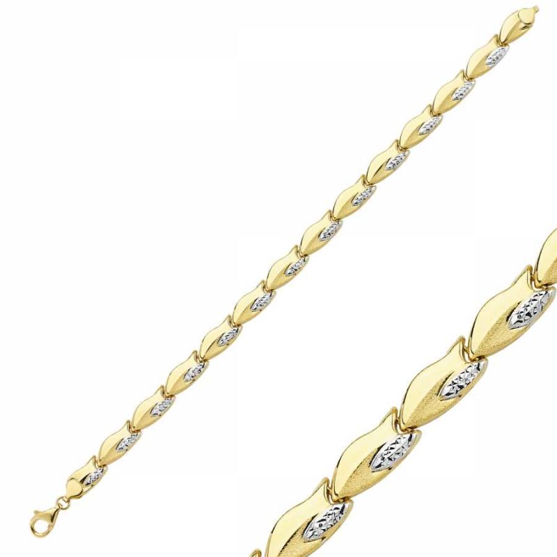 14K Solid Gold Bracelet Model