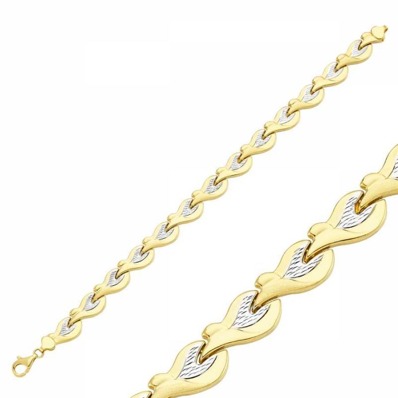 14K Solid Gold Bracelet Model