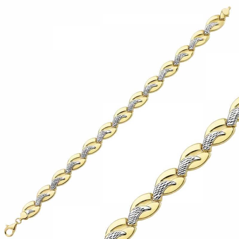 14K Solid Gold Bracelet Model