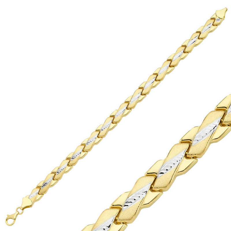 14K Solid Gold Bracelet Model