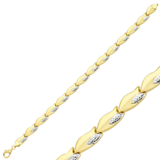 14K Solid Gold Bracelet Model