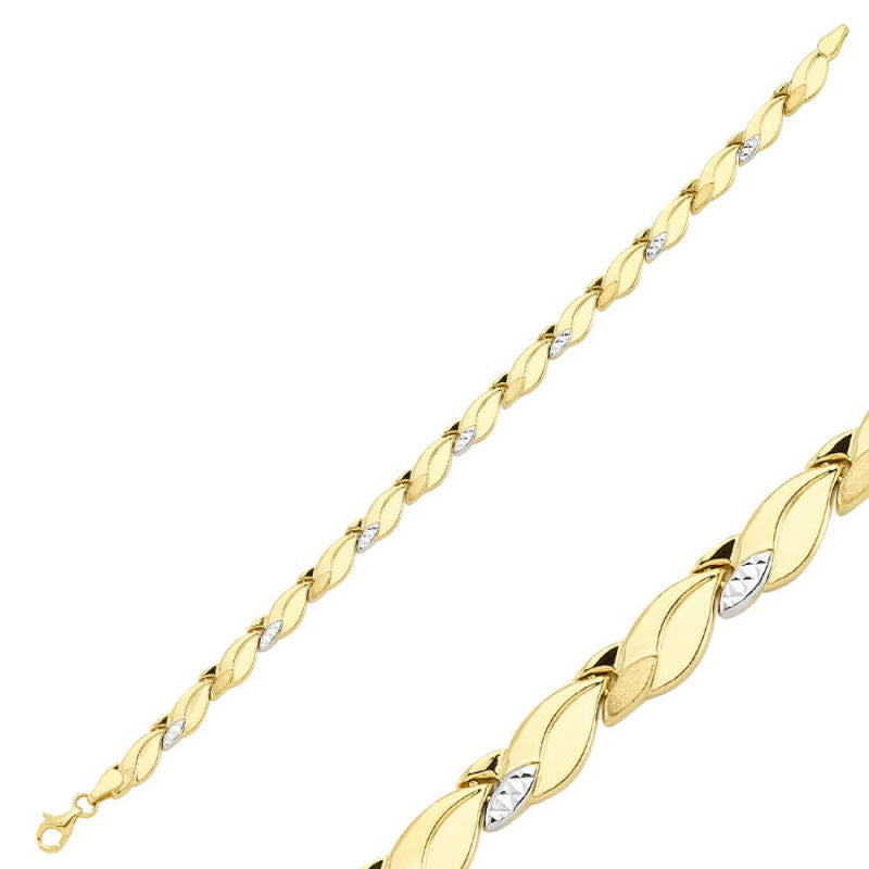 14K Solid Gold Bracelet Model