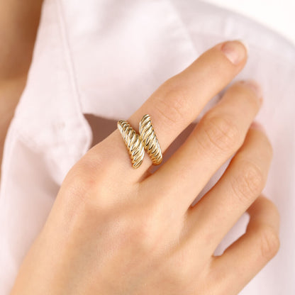 14K Solid Gold Sofia Ring