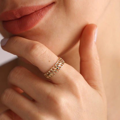 14K Solid Gold Vienna Ring