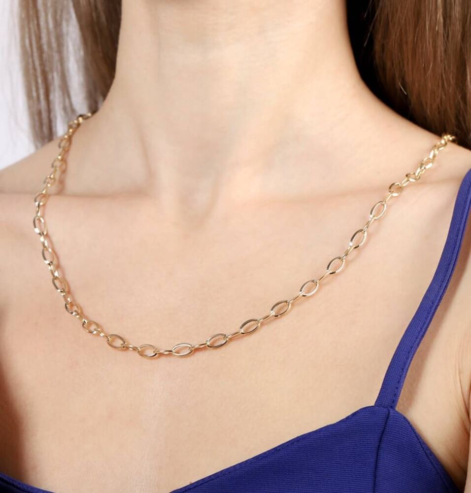 14K Olympic Solid Gold Chain 50 Cm