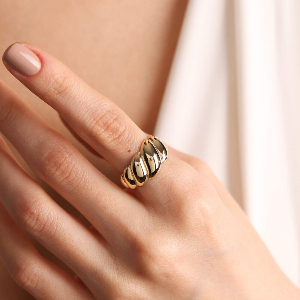 14K Solid Gold Dainty Ring Design