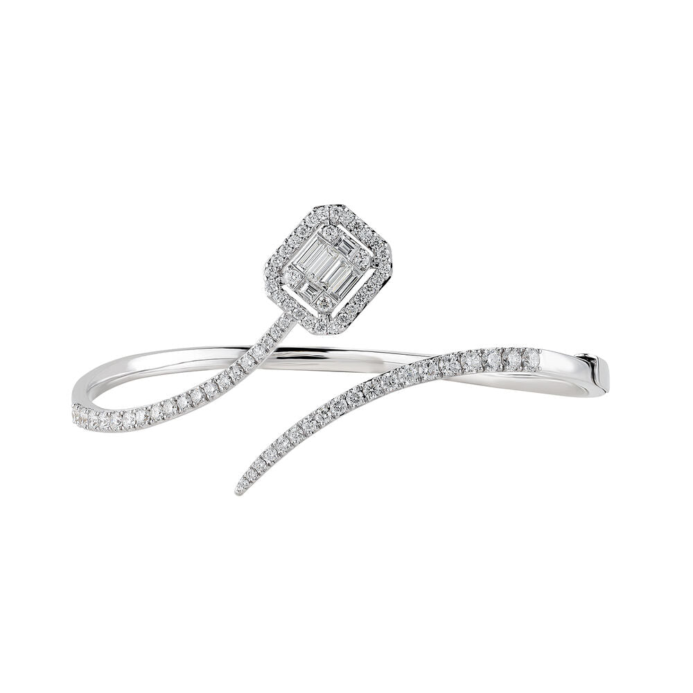 1.60 Carat Diamond Baguette Bracelet