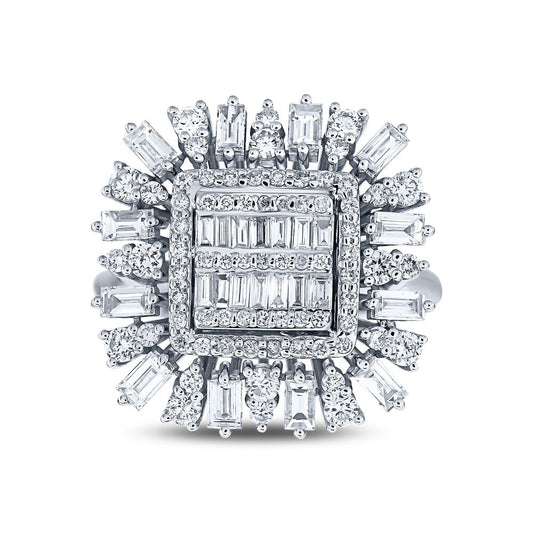 1.60 Karat Diamond Baguette Ring