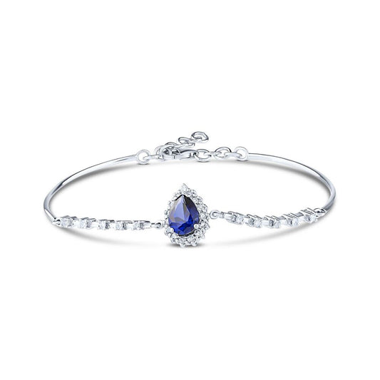 1.88 Carat Diamond Sapphire Bracelet