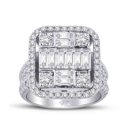 2.23 Karat Diamond Baguette Ring