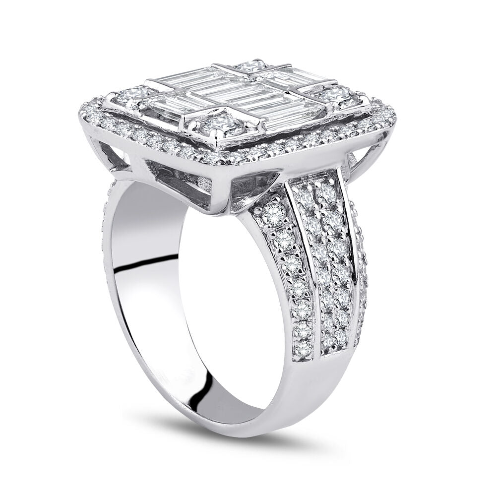 2.23 Karat Diamond Baguette Ring