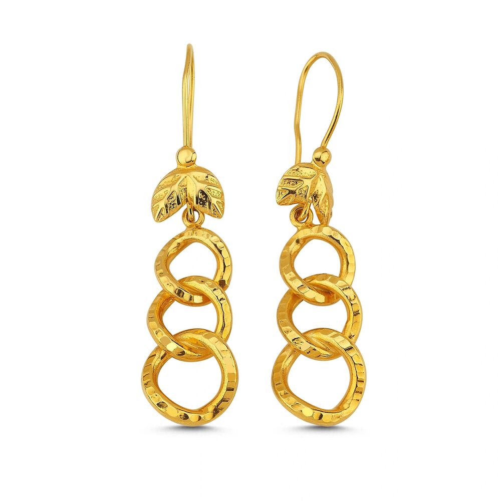 22k Milky Way Solid Gold Earrings