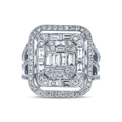 2.53 Karat Diamond Baguette Ring