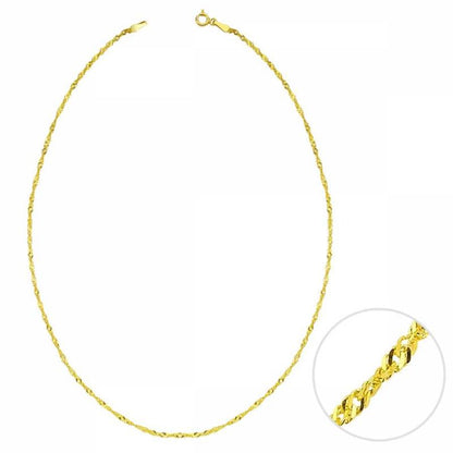 Solid Gold Singapore Chain 1,70mm