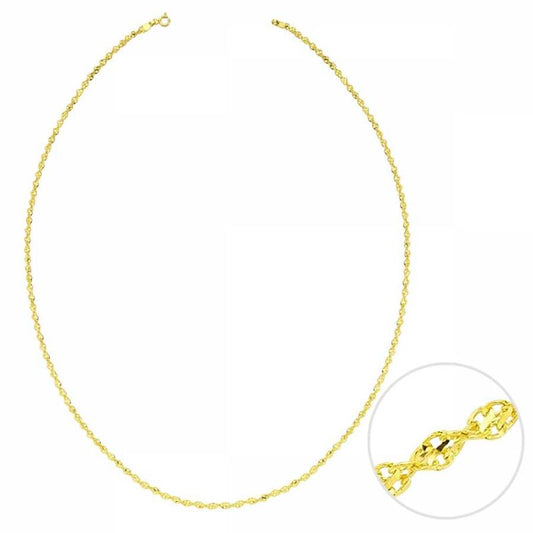 Solid Gold New Singapore Dorica Chain 2,90 mm