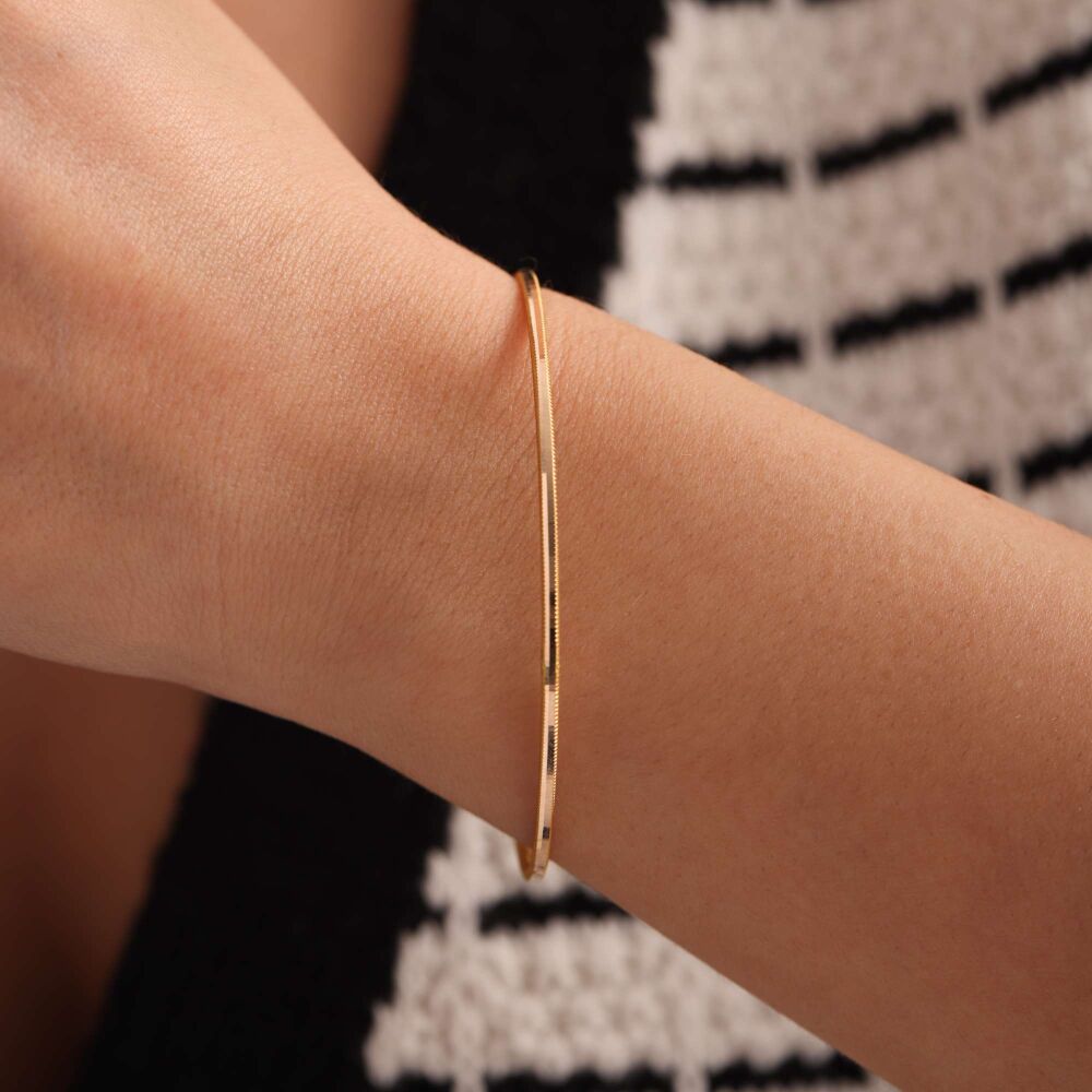 8K Solid Gold Ajda Bracelet