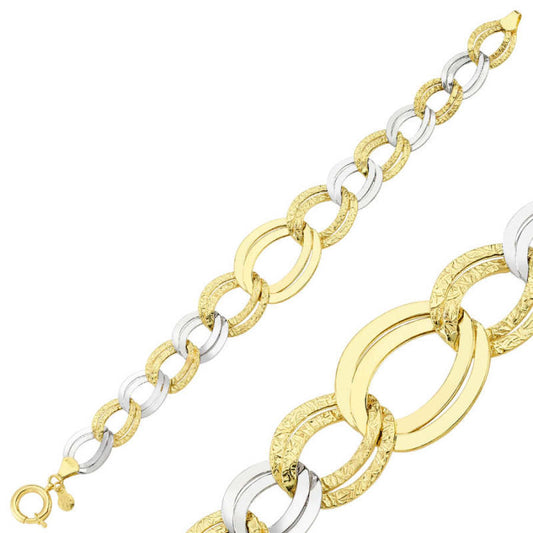 Solid Gold Bracelet Hollow Model