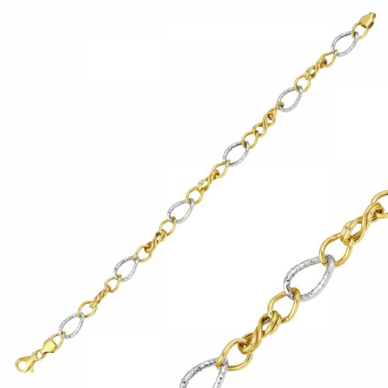 Solid Gold Bracelet Hollow Design