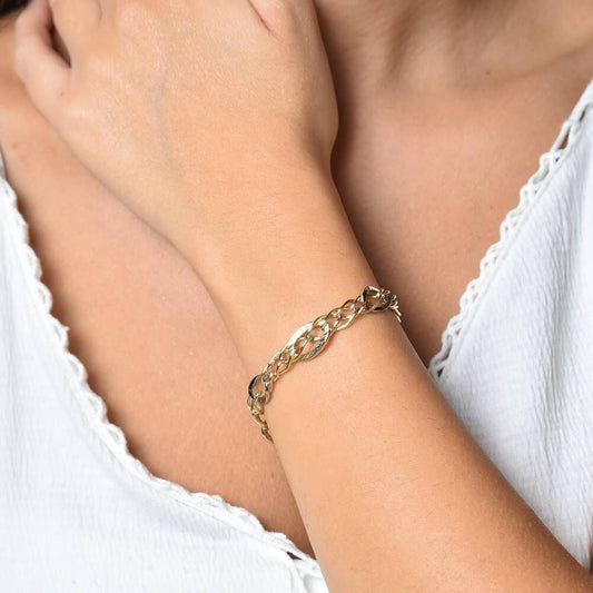 Solid Gold Bracelet Hollow