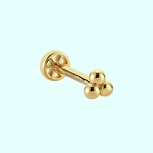 Solid Gold Cemre Tragus Piercing 14K