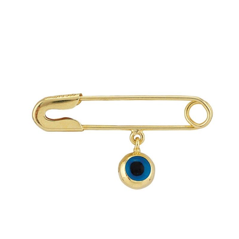 Solid Gold Kids Safety Pin