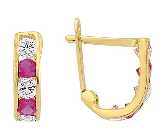 Solid Gold Kids Earrings