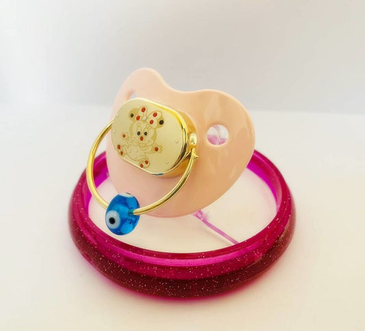 Solid Gold Pacifier Design 14K