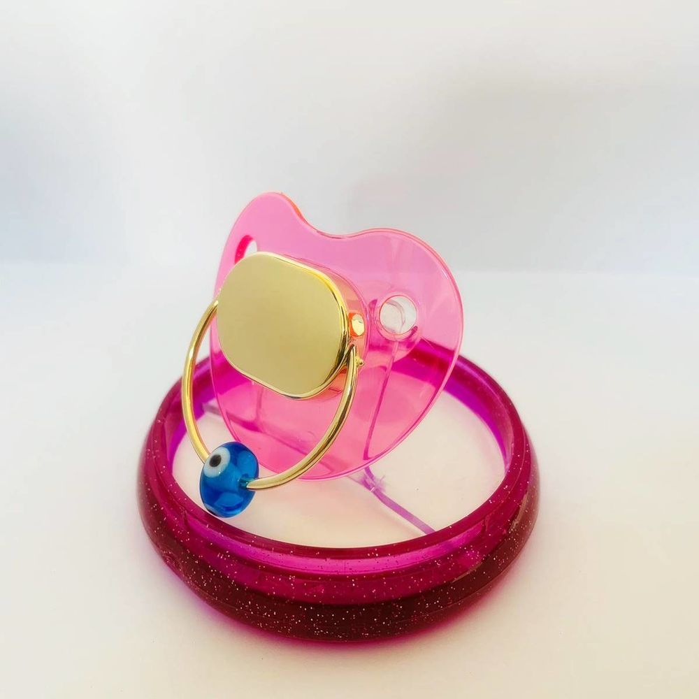 Solid Gold Pacifier Design 14K